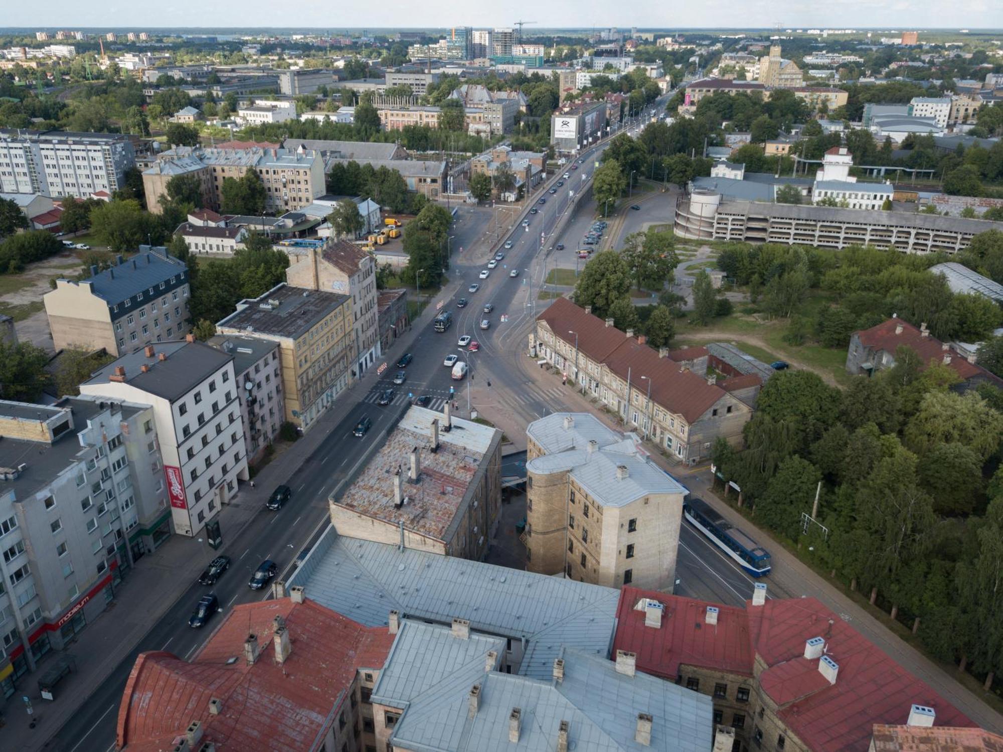Aparthotel Riga Kültér fotó Aerial view of Jonava